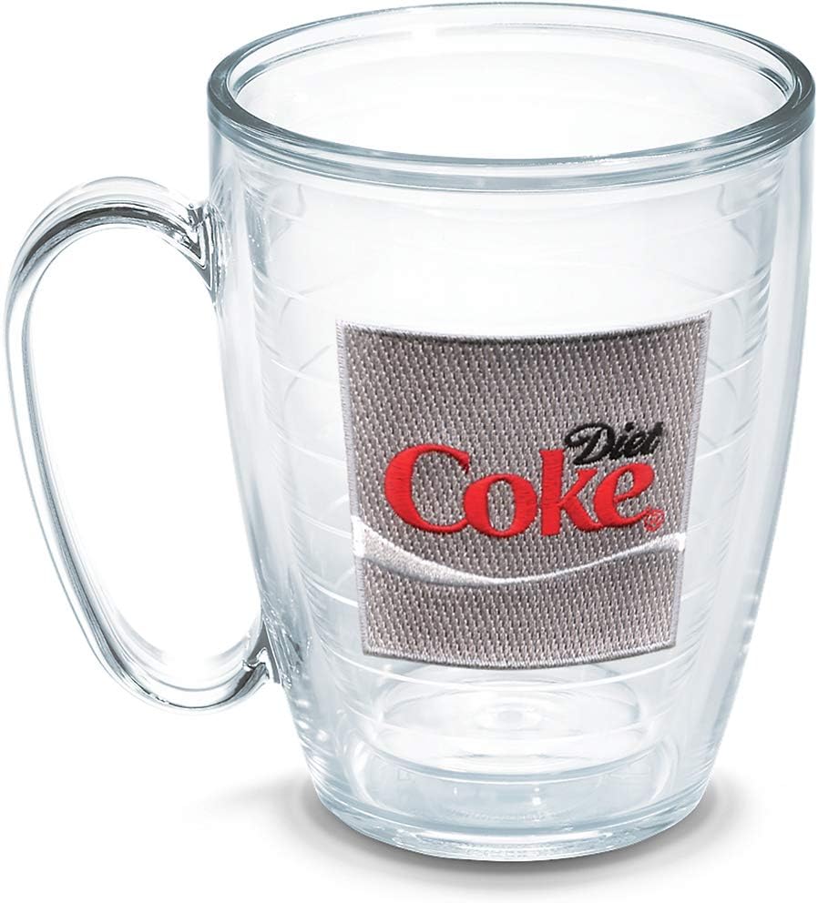 Tervis 1049714 Coca-Cola Diet Cork Insulated Tumbler with Emblem, 16-Ounce, Clear