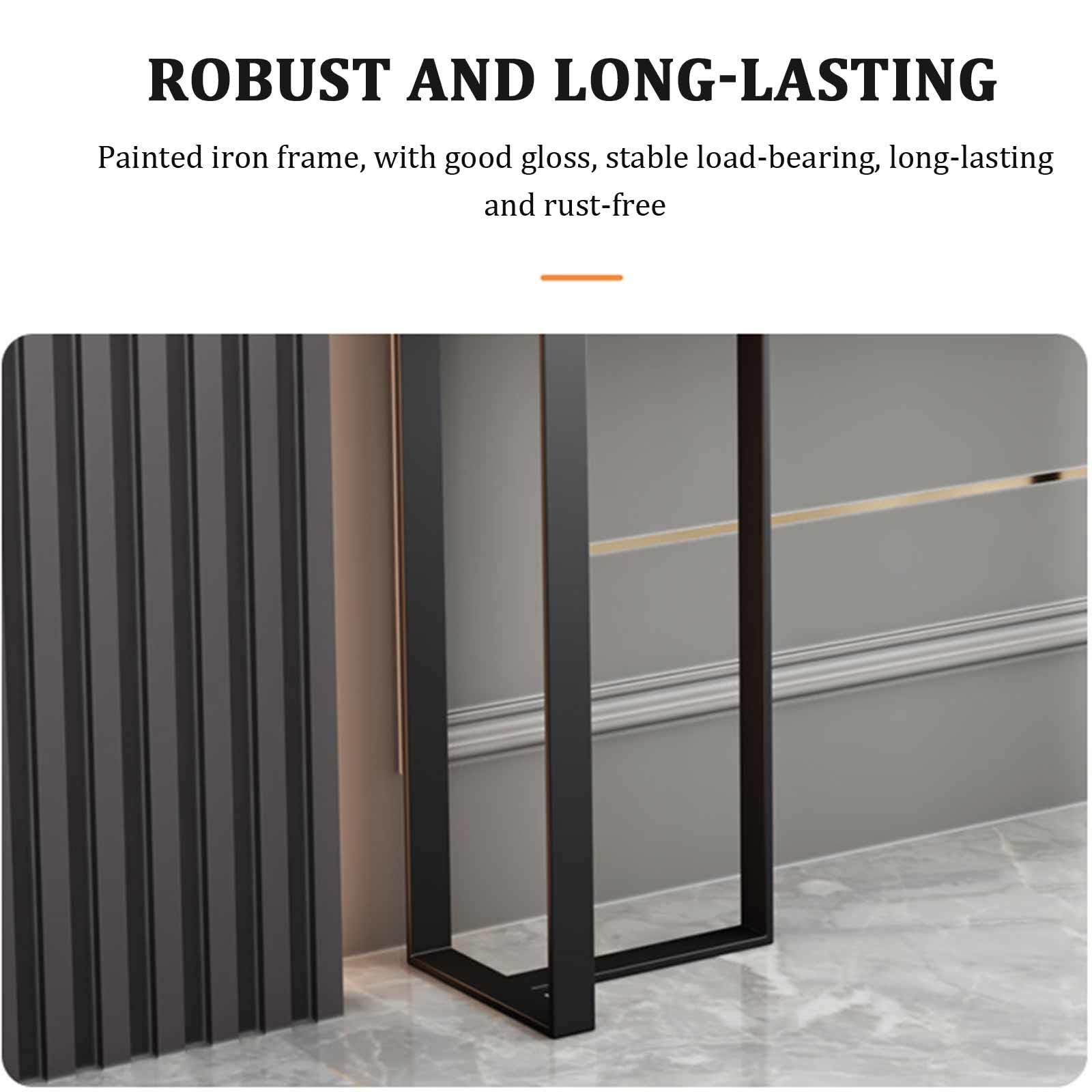 GUBI Tavolino Con Struttura Nera TS CONSOLE 180 X 40 X H 40 Cm (Grey - Foto 3