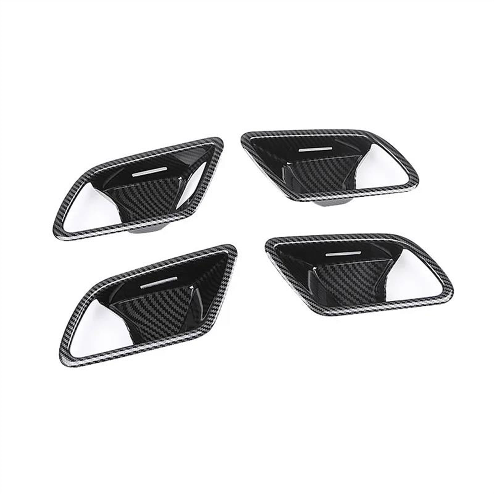 Car Interior Accessories Sticker Armrest Door Handle Cover Trim for Benz W177 C118 CLA A Class(Door Bowl Decals)