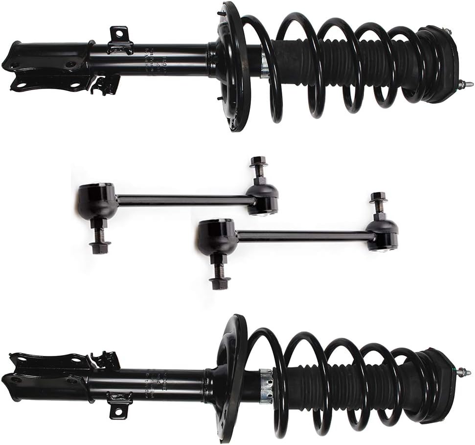 172207 172208 K90345 Struts Rear Strut Spring Assembly Sway Bar Links 4 pck, shocks and struts for 2004-2006 for Lexus ES330 2004-2006 for Toyota Camry 2004-2006 for Toyota Solara Struts