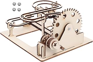 Comprar Toyvian 1 Juego Rompecabezas De Madera De Bolas Kit De Construcción De Maquetas De Canicas Rompecabezas De 3D Rompecabezas Mecánico De Juguete Rompecabezas De Canicas Acero