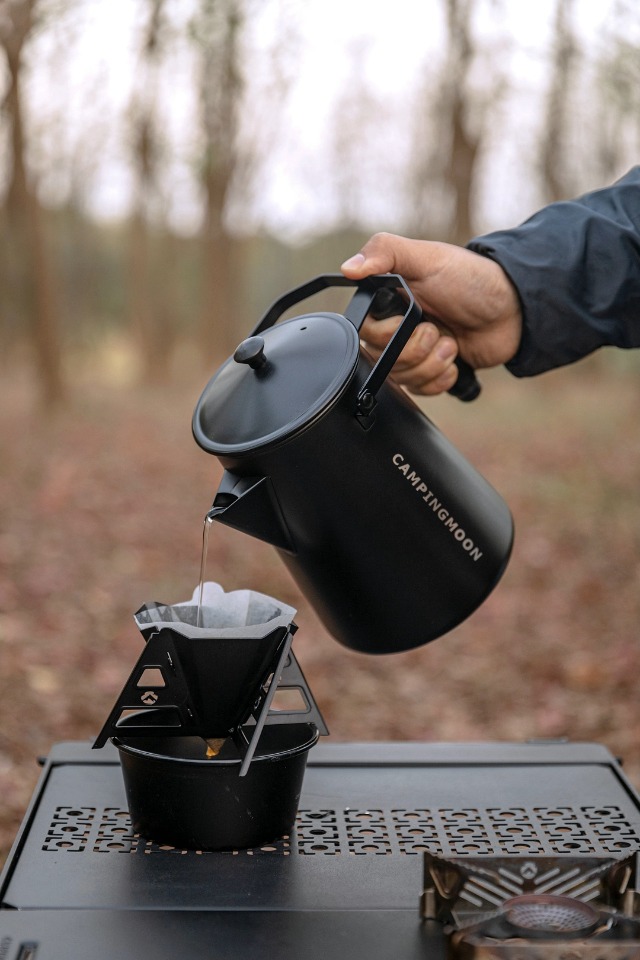 Amazon.com: CAMPINGMOON 1.5L Campfire Kettle Stainless Steel