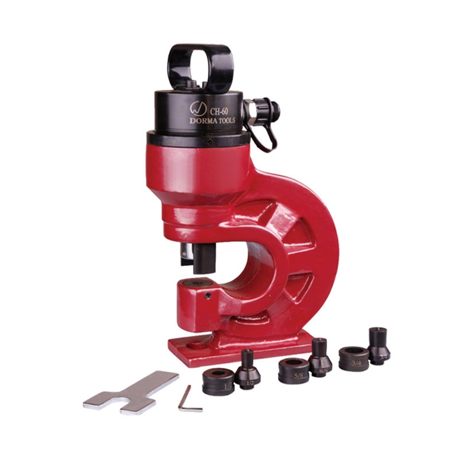 Hydraulic Crimping Tool, CH-60 Hydraulic Punching Machine with 4 Dies