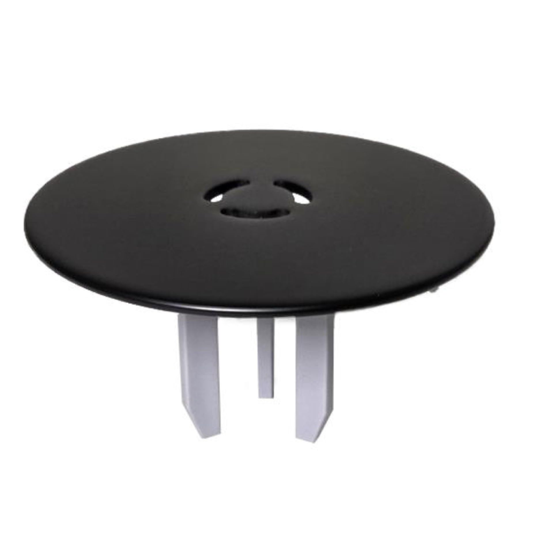 McAlpine Shower Trap Cover Matt Black Finish, 110mm, ST90MEMBMTOP+SUPP