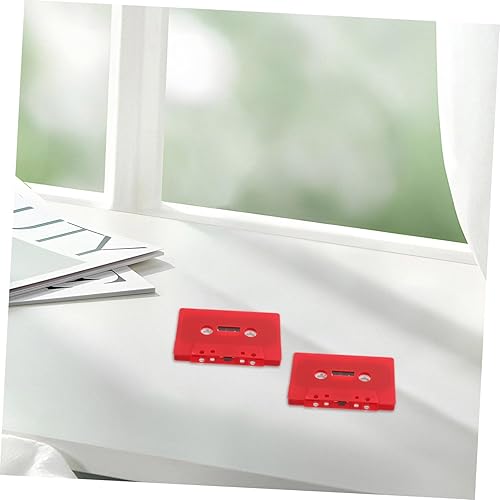 Miniatura 5 de Kisangel 2pcs Retro Cassette Tape Decor Blank Audio Cassettes Retro Decor Music Centerpiece