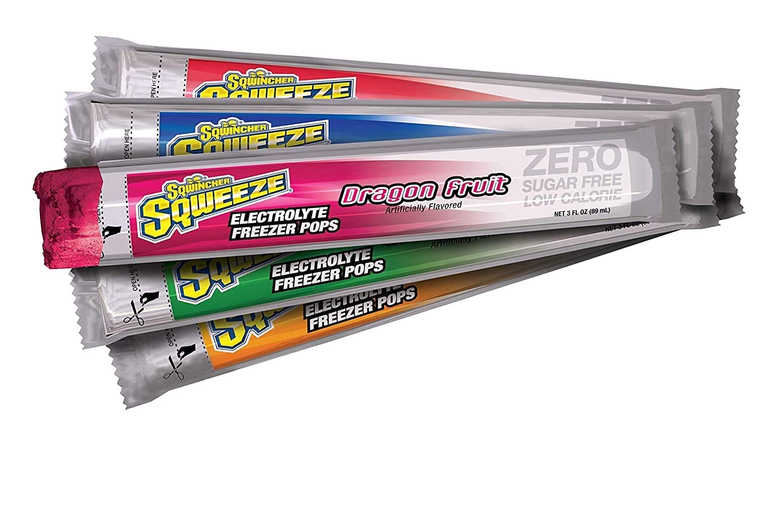 Buy Sqwincher Sqweeze Zero Sugar Freezer Pops, 5 Assorted Flavors