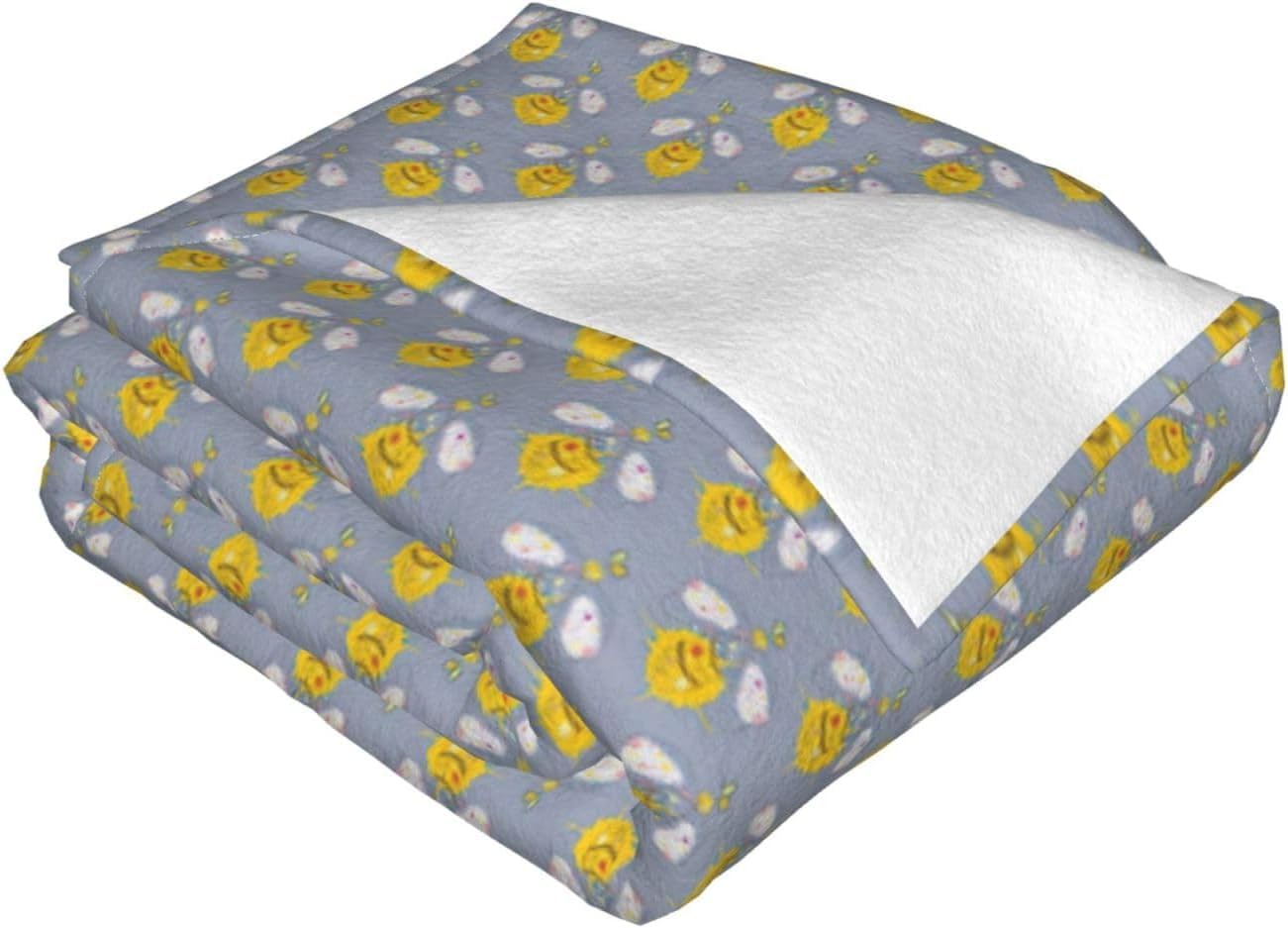 Couverture en micro polaire lion ultra douce, finitions premium pour lit et salon