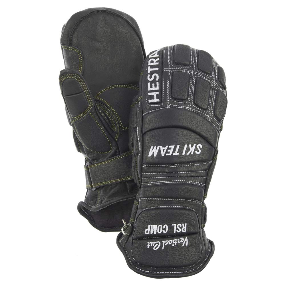 Hestra RSL Comp Vertical Cut Unisex Mitt I Windproof, Insulated Mitts for Alpine Racing - Black - 10