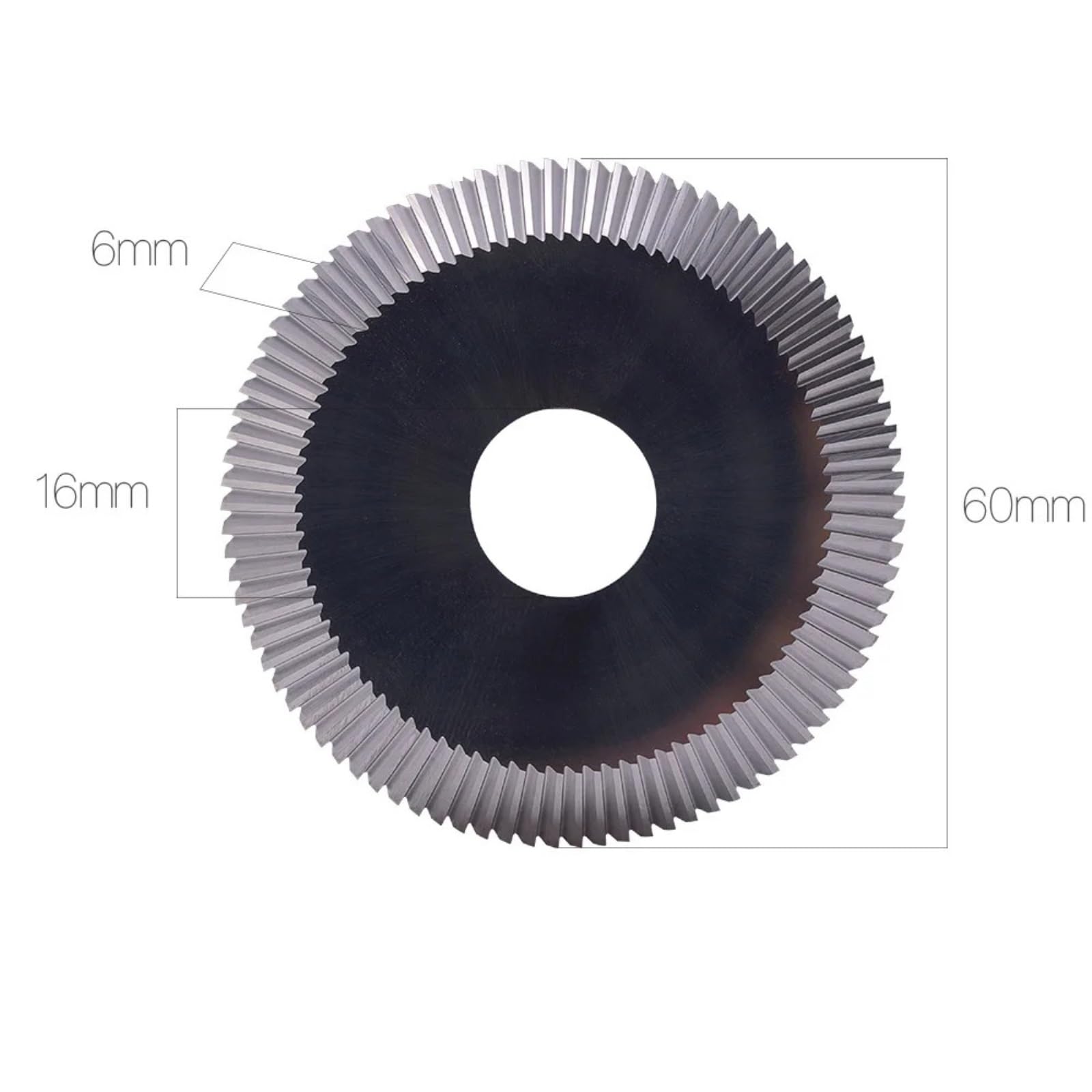 Brzeszczot do cięcia metalu 1PC węglik 60 * 16 * 6mm * 72T wolfram jednofazowy wycinak do kluczy brzeszczot mini piła tarczowa narzędzie wielofunkcyjne oscylacyjne