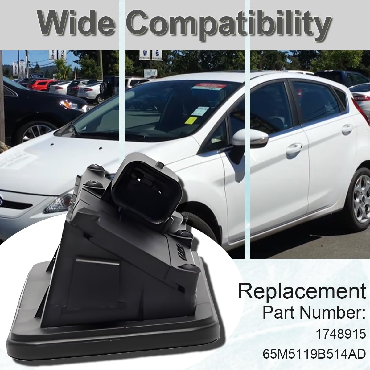 ZAMDOE 1748915 Interruttore di Apertura Baule Posteriore per Ford Fiesta 2008 2009 2010 2011 2012 Hatchback Ricambio Alta sensibilità Pulsante di Apertura del Cofano del Bagagliaio Parti