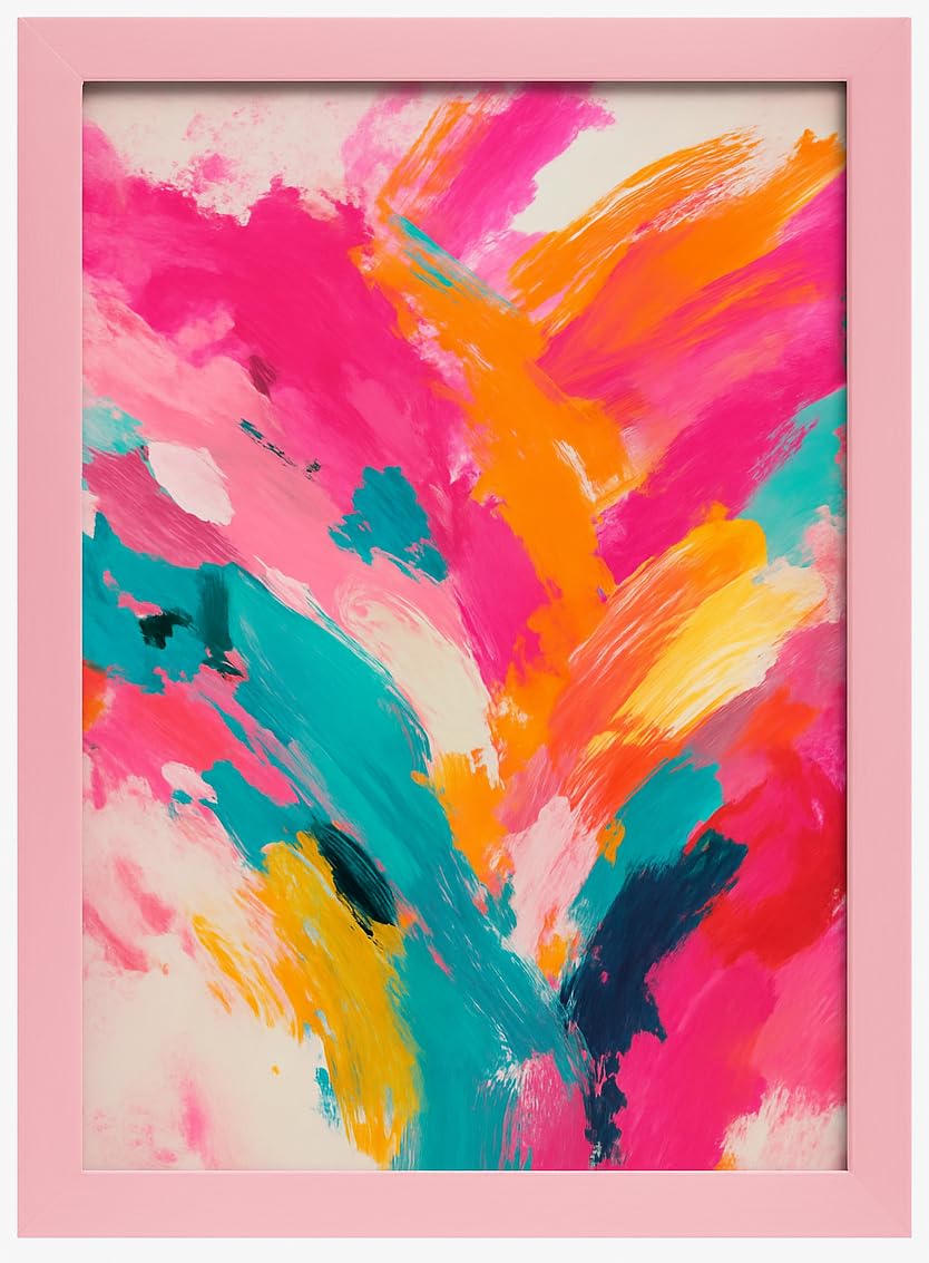 Modern Photo Frame for Wall and Tabletop Display Picture Certificate Poster Artwork Gallery Decor, Pink, A1 (594mm x 841mm)
