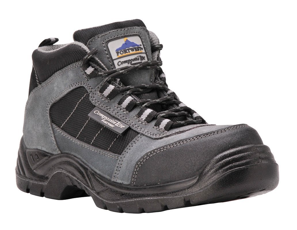 Portwest Portwest Compositelite Trekker Boot S1, Size: 43, Colour: Black, FC63BKR43