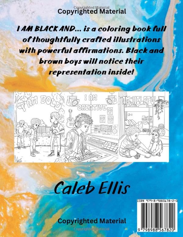 Miniatura 2 de I AM BLACK AND ... Positive Affirmation Coloring Book for Black Boys Build Confidence, Self-Esteem, and Mindset Inspirational African American ...