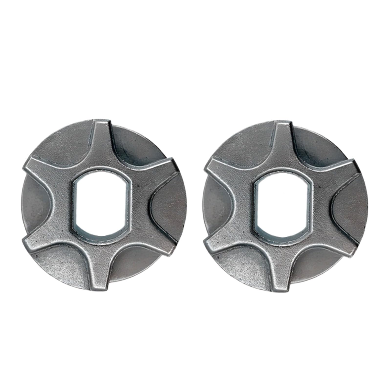 of 2 Professional Stainless Steel Chainsaw Sprocket Maintenance Tool Accessories for 10mm & 12mm Bore Size Chainsaw Sprocket