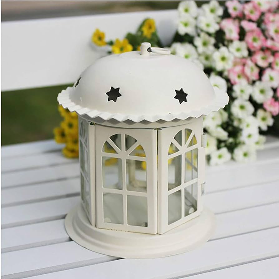 Amazon.co.jp: ウィンドランタンローソク足 錬鉄製のキャンドル