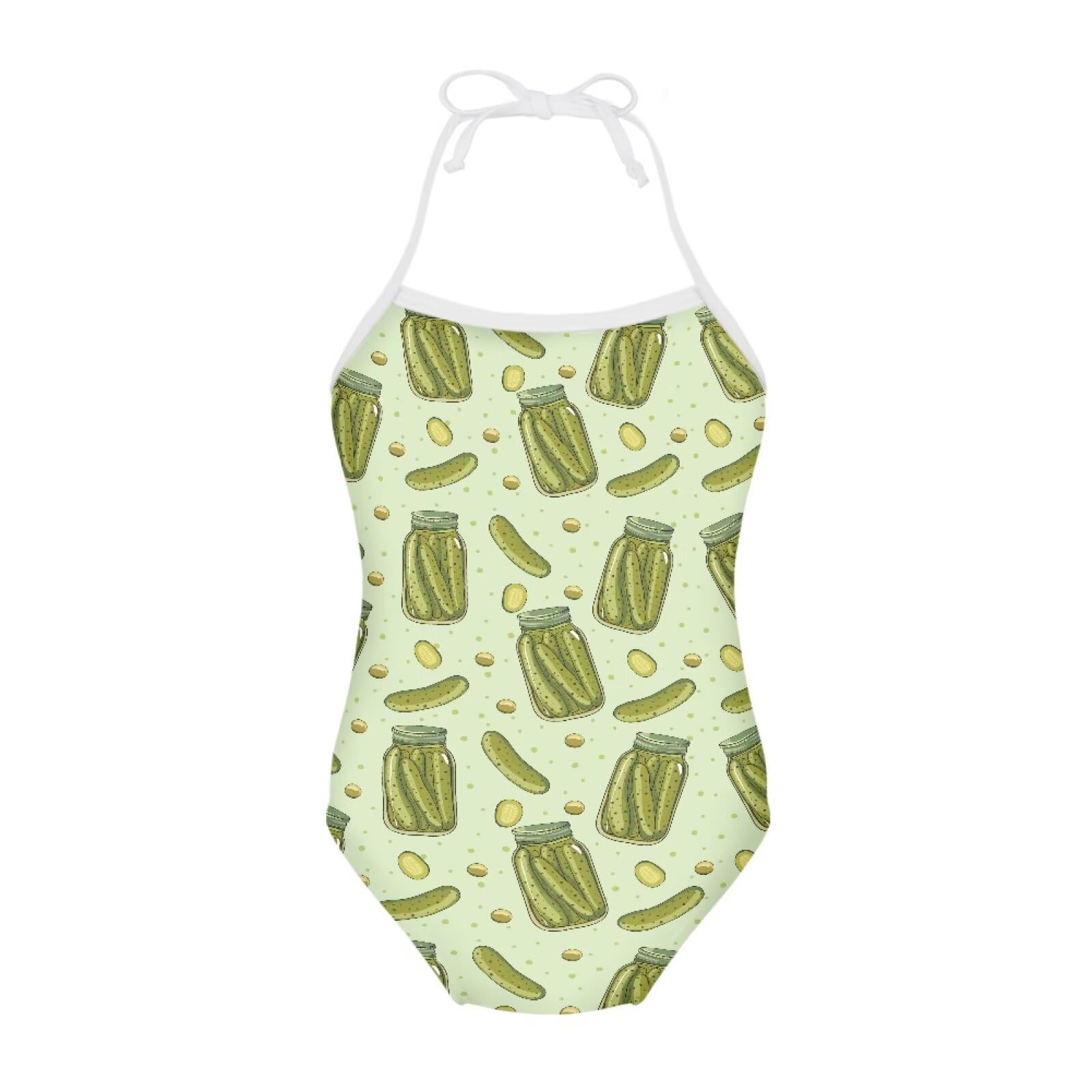 ELEQIN Cartoon Animal Cute Girls One Piece Swimsuit Adjustable Swimwear for 3Y-10Y