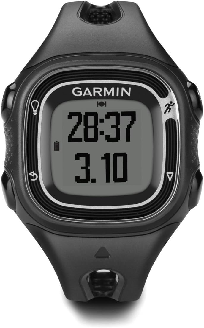 Garmin Forerunner 10 GPS Watch (Black/Silver)-(Certified Refurbished)