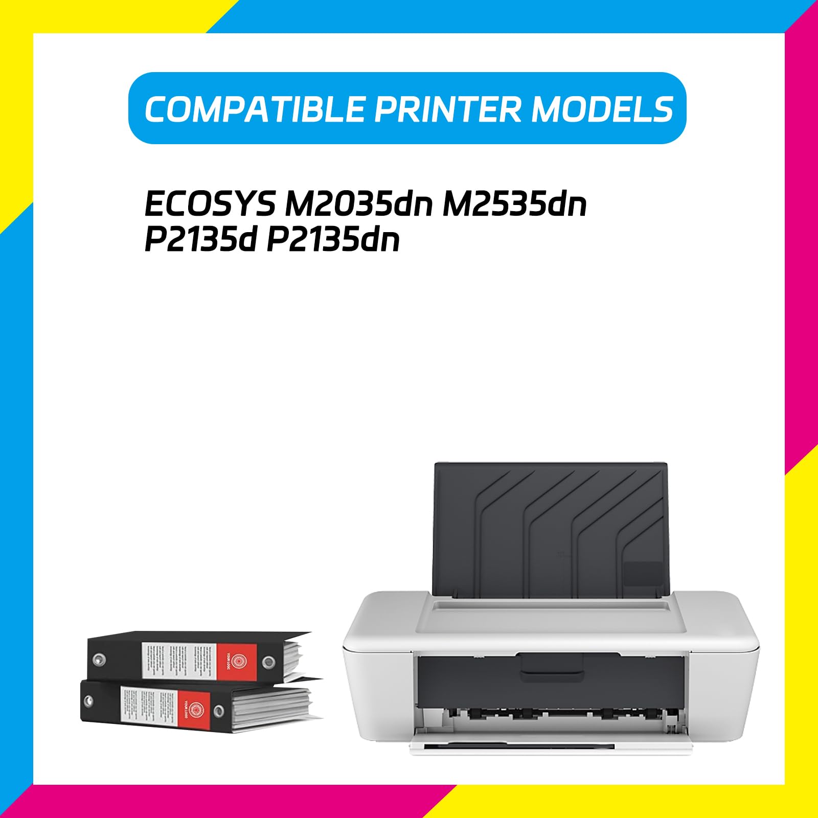 DV-170 Developer Unit Compatible for Toshiba ECOSYS M2035dn M2535dn P2135d P2135dn Printers, High Yield 100000 Pages, with Chip High-Definition Printing (4 Pack Black)