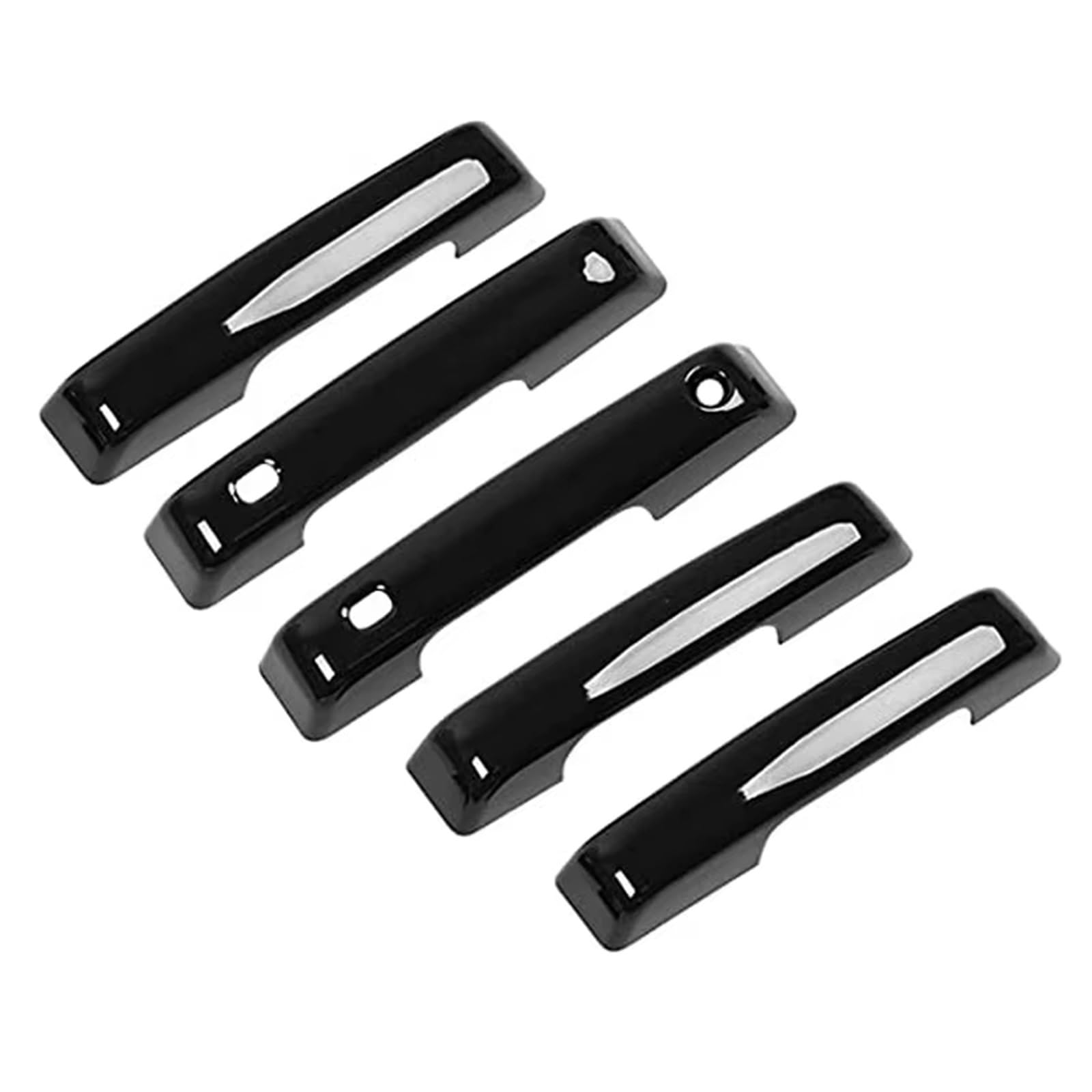 Cfdekoib Glossy Black Exterior Door Handle Cover Car Exterior Door Handle Cover Compatible With For Bronco 2021 Car Outer Door Handle Cap Frame Plus Complete Set Accessories