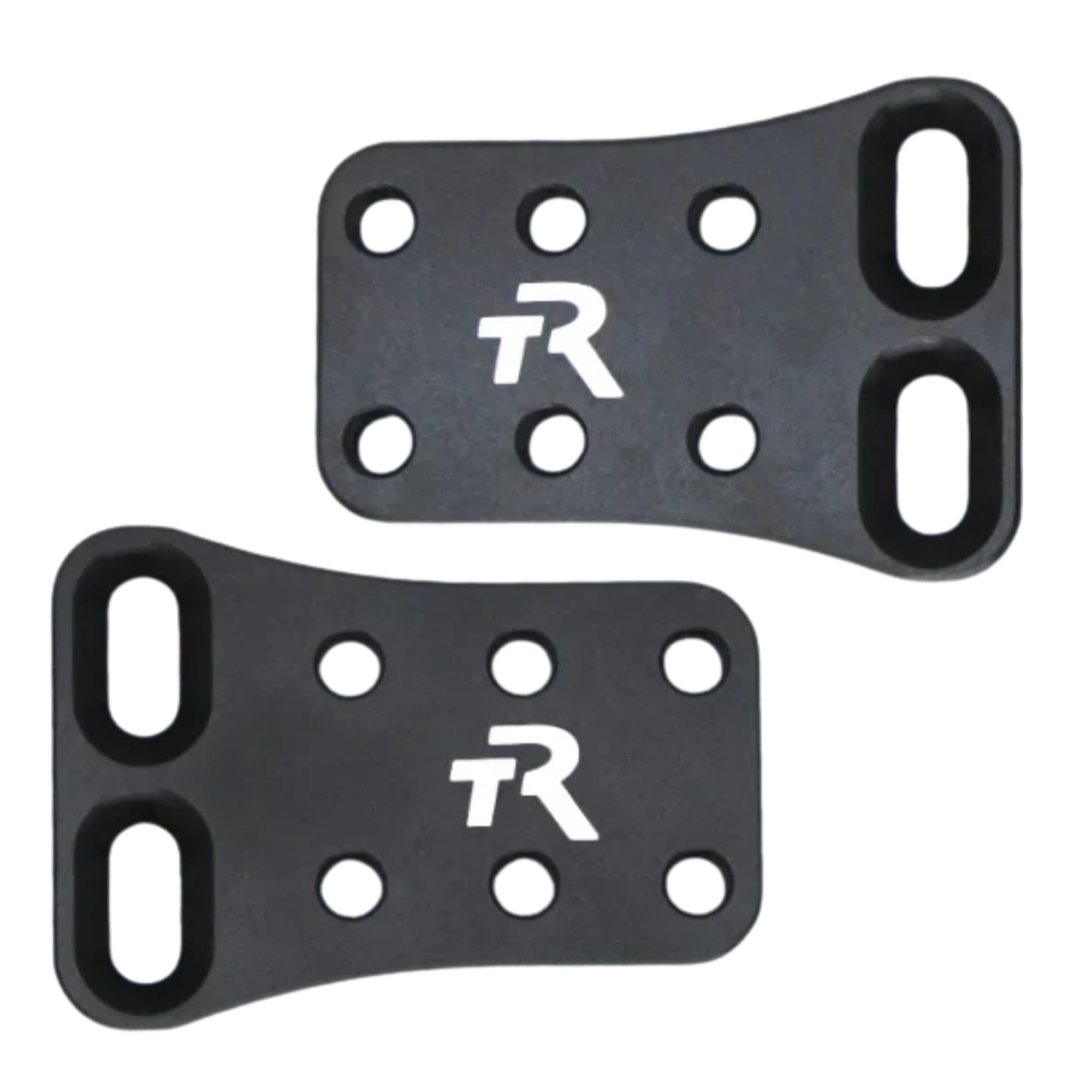 Tririg Black Wingspan Aero Bars Scoop Armrest Extender For Triathlon Bike & Long-Distance Road Bike Set Up Aerobar Pads Extension - Lightweight Multi Angle Extensions Plate Fits Most Aerobars & Cockpits