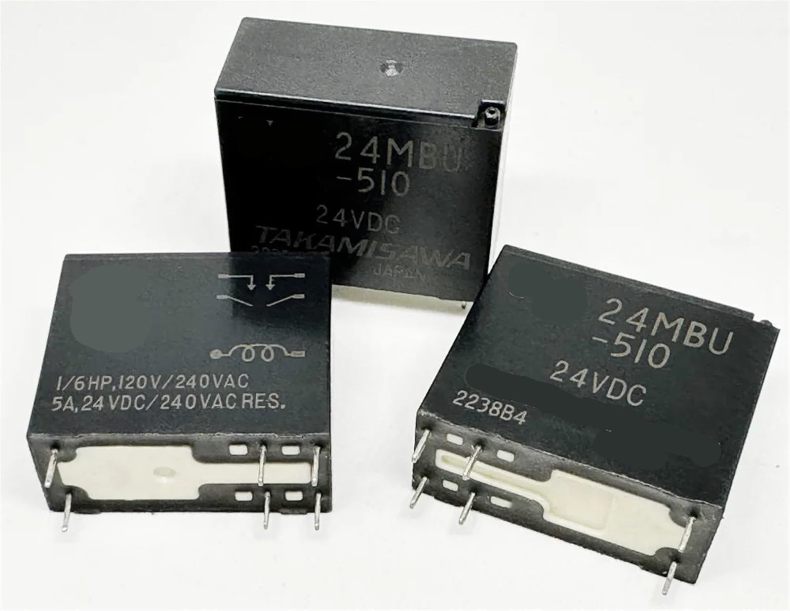 Relé G2R-2A-24V-5A componente electromecánico VB24MBU-510 de 6 pines para PCB 3