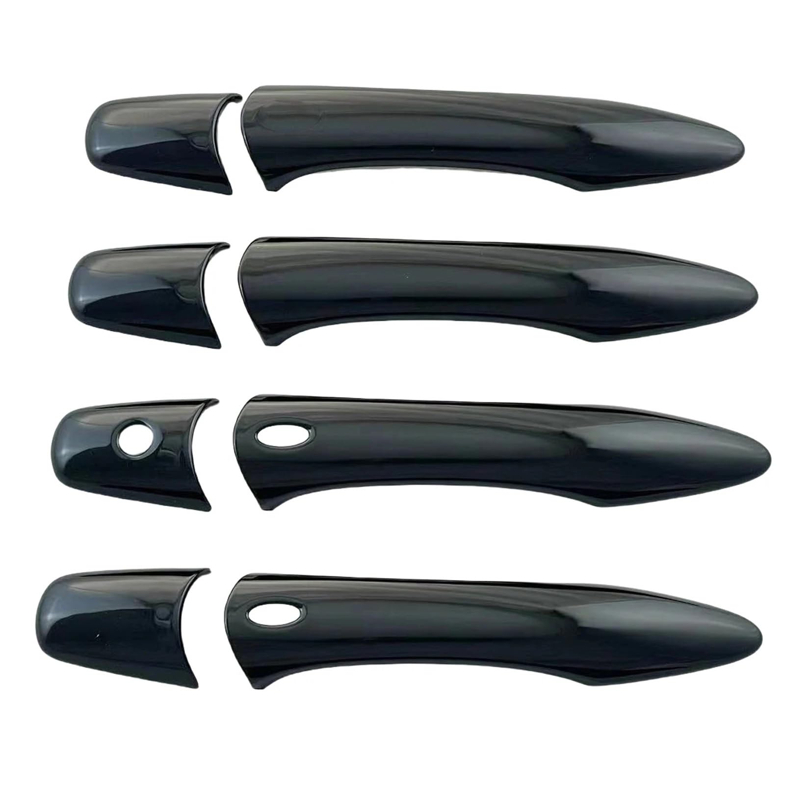 Rdwspli Black Exterior Handle Shell Compatible With Infiniti For Qx80 2014-2021 Door Handle Covers Stickers Gloss Carbon Side Car Accessories