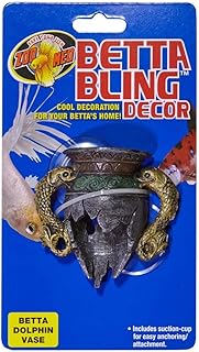 Zoo Med 78072 Betta Bling Dolphin Vase