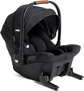 Joie Mint Latch Base-Free Infant Car Seat | Lightweight No-Base LATCH Install, Side Impact Protection, Travel Ready (Shale Dark)
