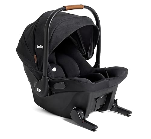 Joie Mint Latch - Asiento infantil de automóvil sin base Ligera, conectores de pestillo rígido integrados y protección contra impactos laterales,