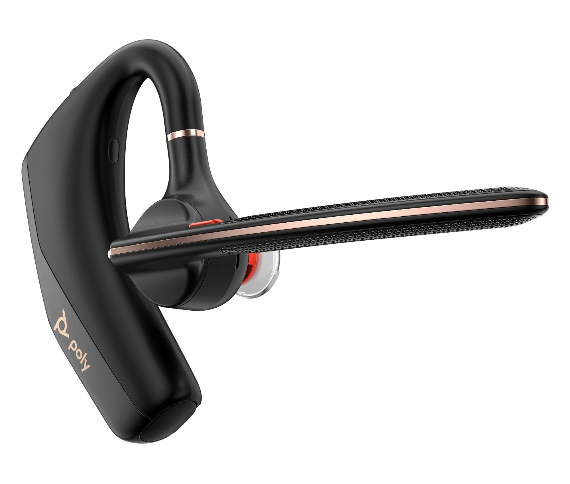 Poly Voyager Legend 50-M Headset UC con quattro microfoni, cancellazione del rumore, tecnologia Poly Noise Block, custodia di ricarica portatile, sensori intelligenti, comandi rapidi