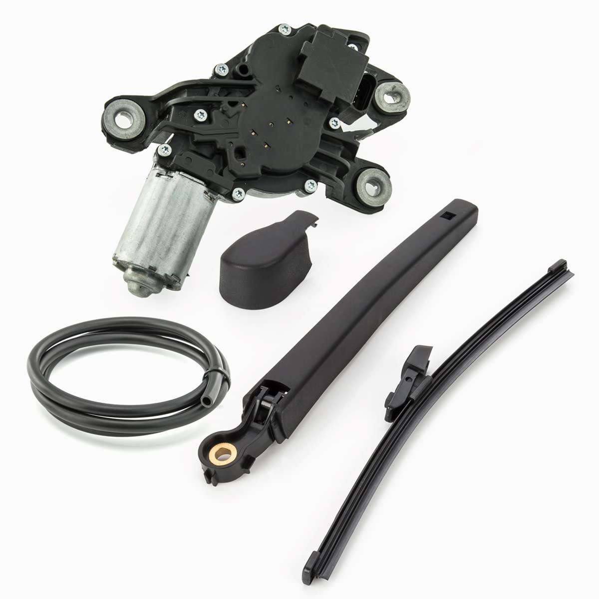 LST Wischermotor Heck Scheibenwischer Motor Wischblatt hinten kompatibel mit VW polo 6R 6C Golf VI 5K