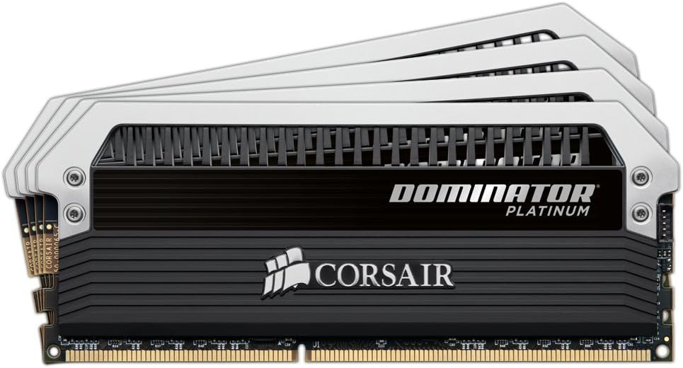Corsair Dominator Platinum 32GB (4x8GB) DDR3 2400 MHz (PC3-19200) Desktop Memory CMD32GX3M4A2400C10