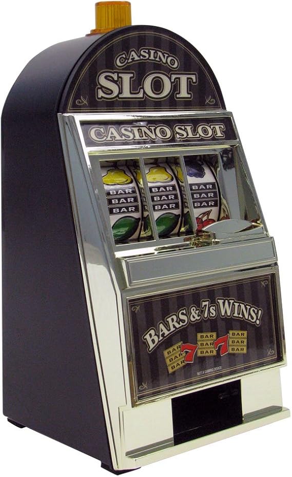 Casino Slot Machine Bank, Yellow