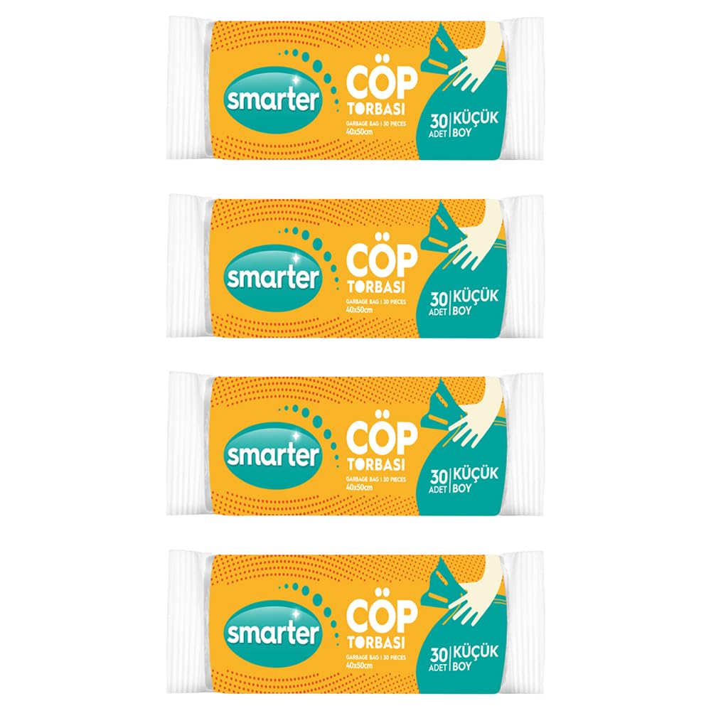 SMARTER ÇÖP TORBASI POŞETİ KÜÇÜK BOY 4 ADET