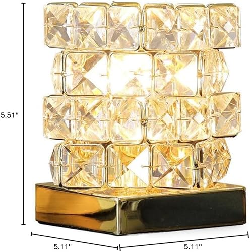 Lámpara de escritorio LED de cristal en forma de manzana para dormitorio, sala de estar, oficina en casa
