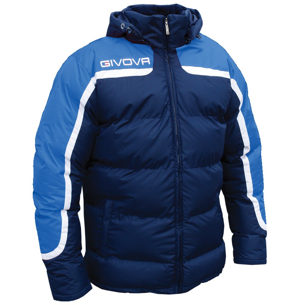 Givova Herren Hellblau/Blau Antarktis, Jacke Fußball 2XL Multicolore (Azzurro/Blu)
