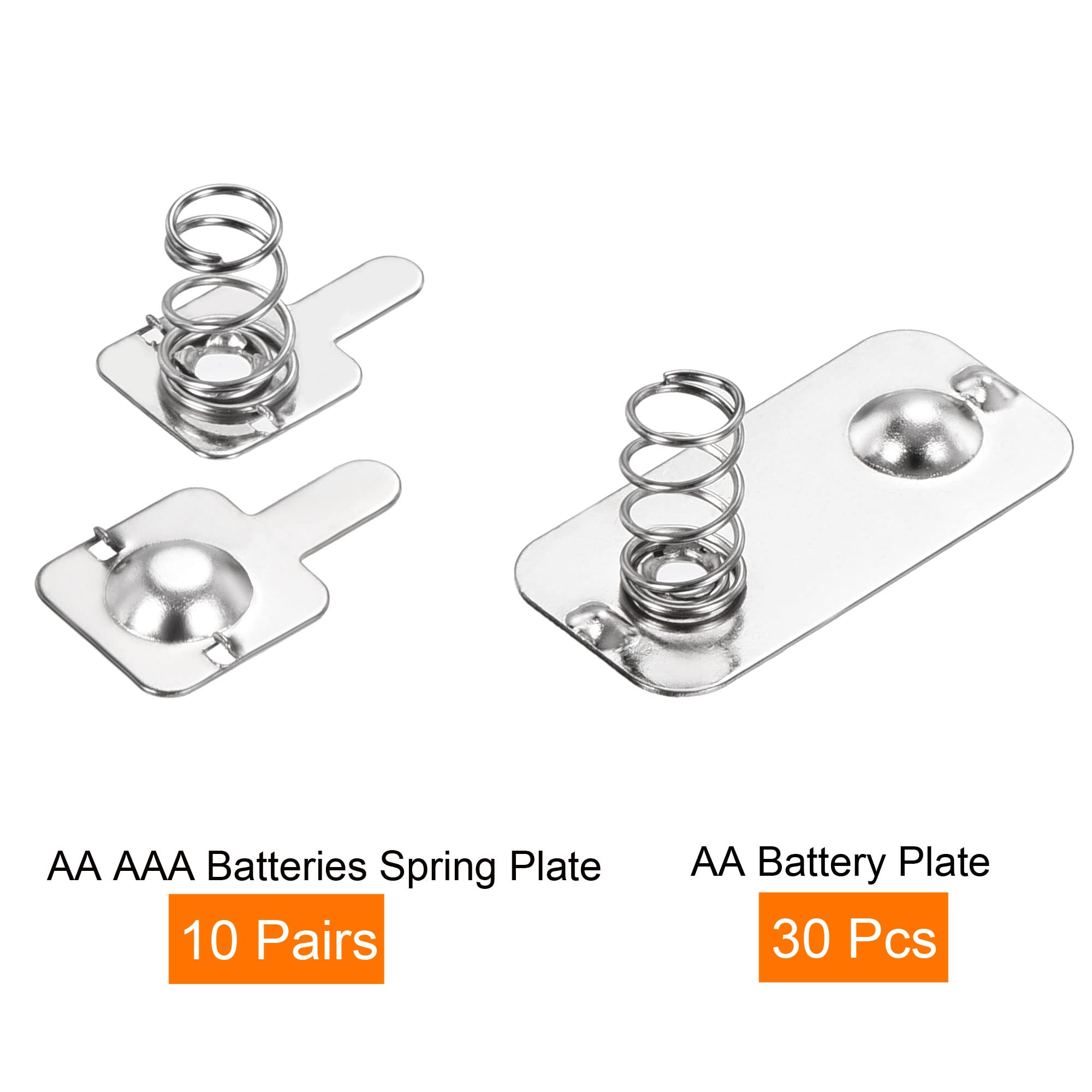 Nickel Iron Battery Boxonly Metal AA Battery Spring Plate Set Positive ...