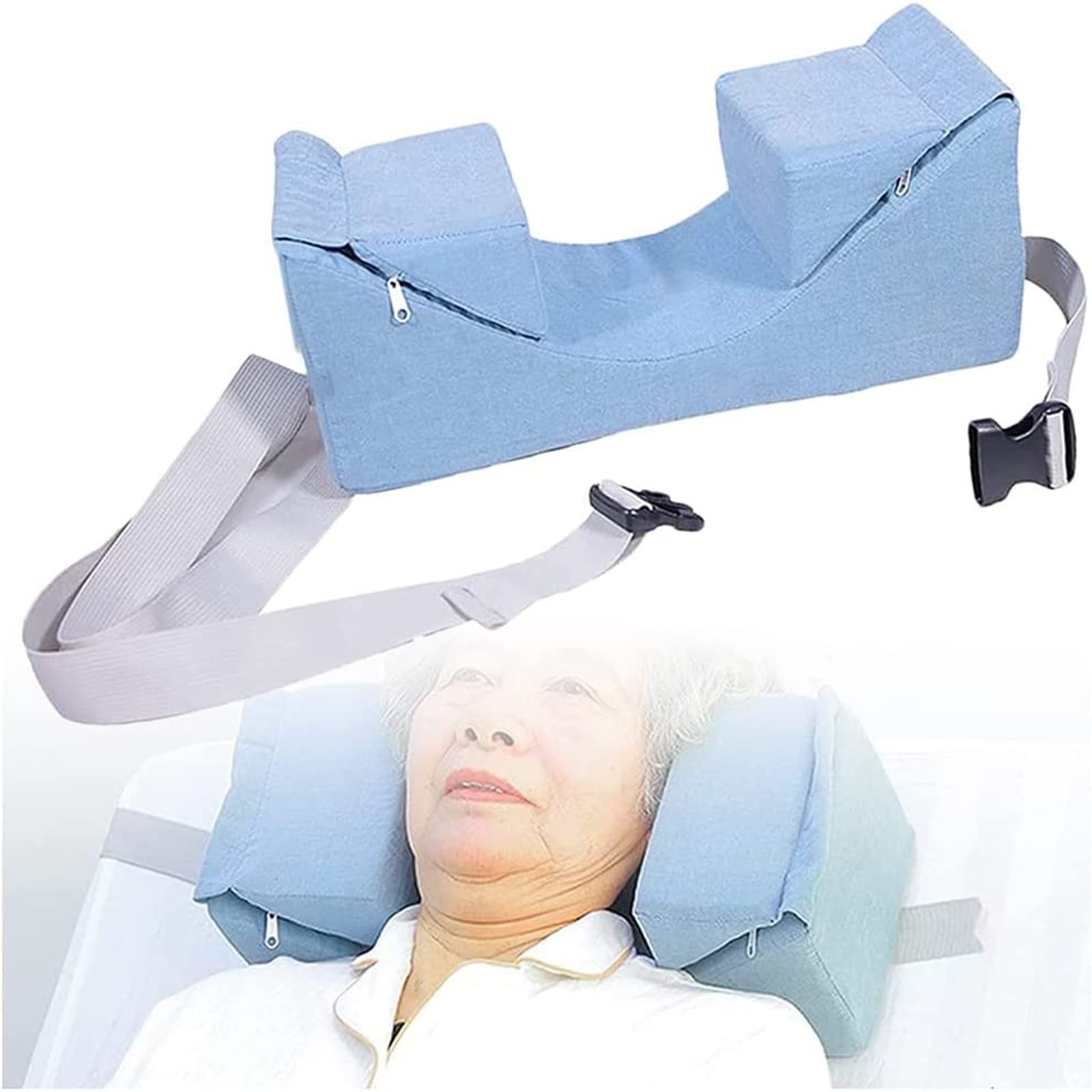 Cuscino Regolabile Per Testa - Per Sdraio, Sedie Da Spiaggia E Giardino, In Rete Traspirante, 37x17x5cm - Foto 11