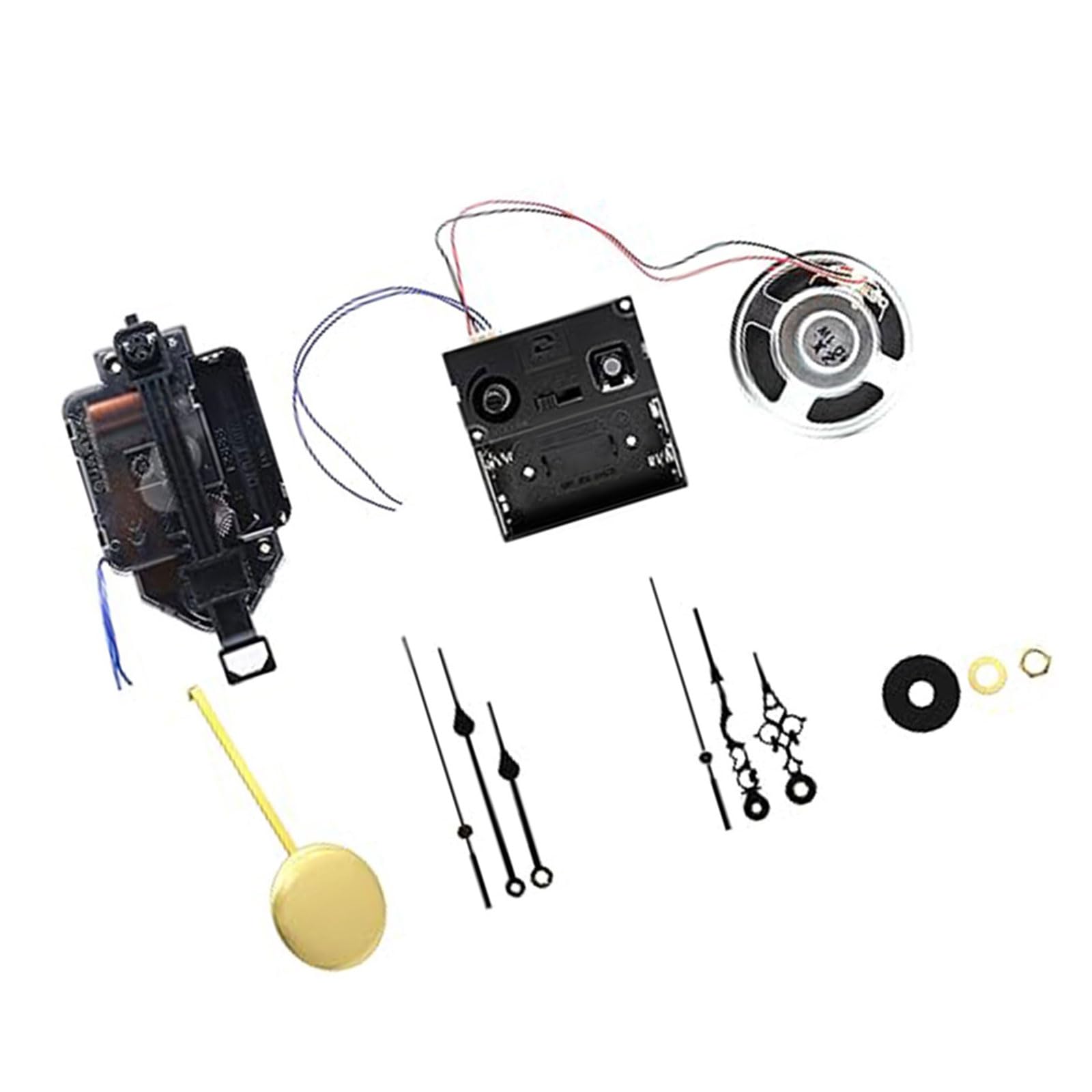 Hredyqw Accurate Timekeeping Pendulums Clock Motor Pendulums Clock Movement with Multiple Hands, for Customs Wall Repair