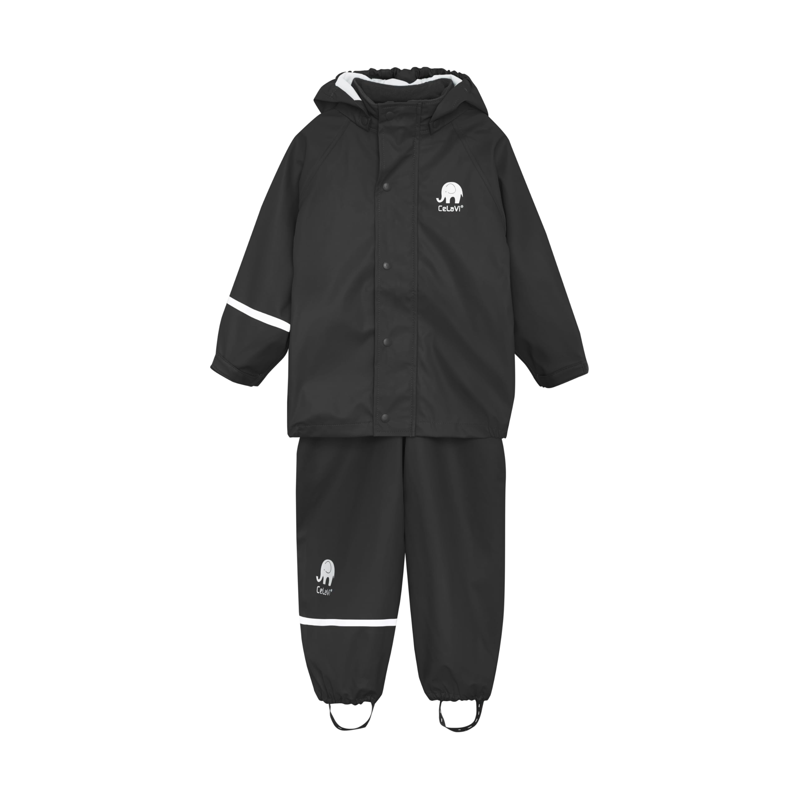 Celavi Jungen Celavi dvoudílné oblečení do deště v mnoha barvách Regenjacke, Schwarz, 90 EU