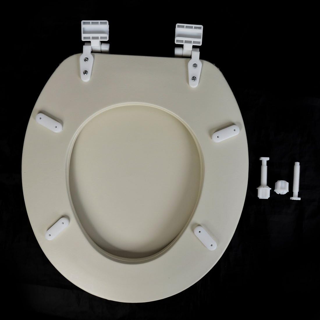 Bathroom Embroidery Pattern Soft Toilet Seat Cover Lid Beige Purple (id: 0d3 a06 5c7 3e2 e0d