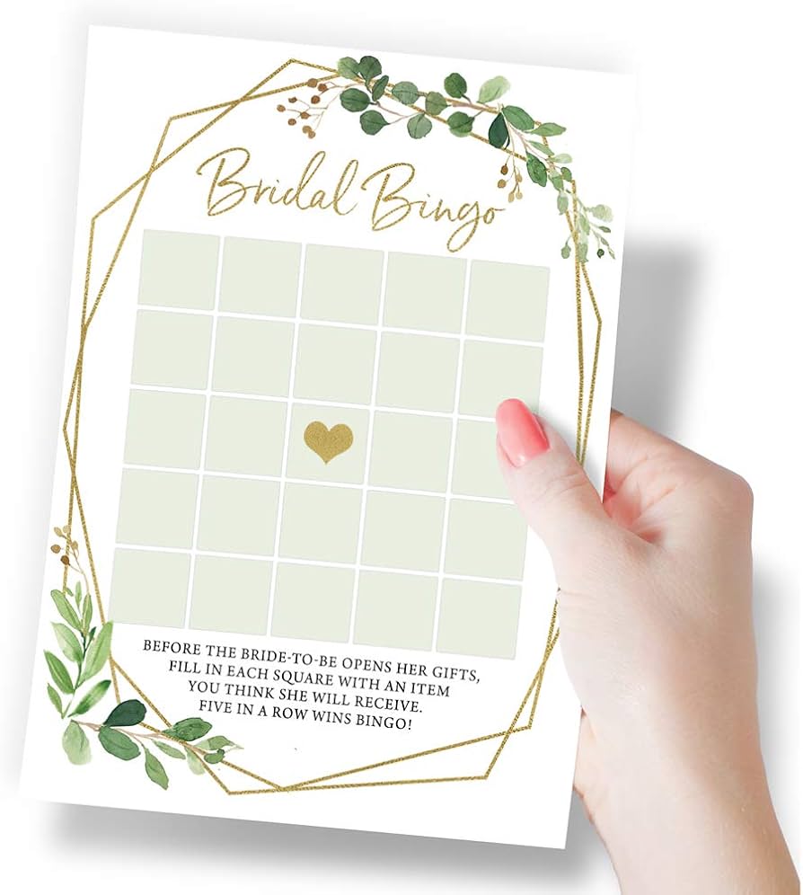 amazon-com-printed-party-bridal-shower-game-set-5-fun-games-and-activities-for-50-guests-includes-bingo-trivia-and-advice-cards-botanical-greenery-wedding-shower-games-home-kitchen for Free Printable Bridal Shower Gift Cards Amazon.com: Printed Party Bridal Shower Game Set – 5 Fun Games and Activities for 50 Guests, Includes Bingo, Trivia, and Advice Cards, Botanical Greenery Wedding Shower Games : Home & Kitchen for Free Printable Bridal Shower Gift Cards