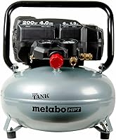 Metabo HPT THE TANK EC914S 6 Gallon Pancake Air Compressor 200 PSI - Portable for Framing Roofing Nailers