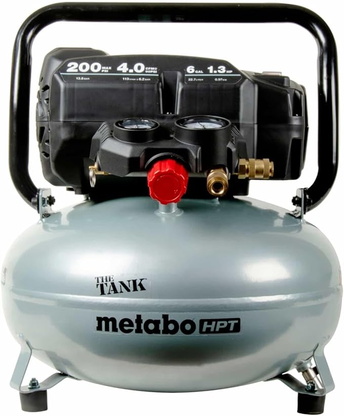 Metabo HPT Air Compressor, THE TANK, 200 PSI, 6 Gallon Tank