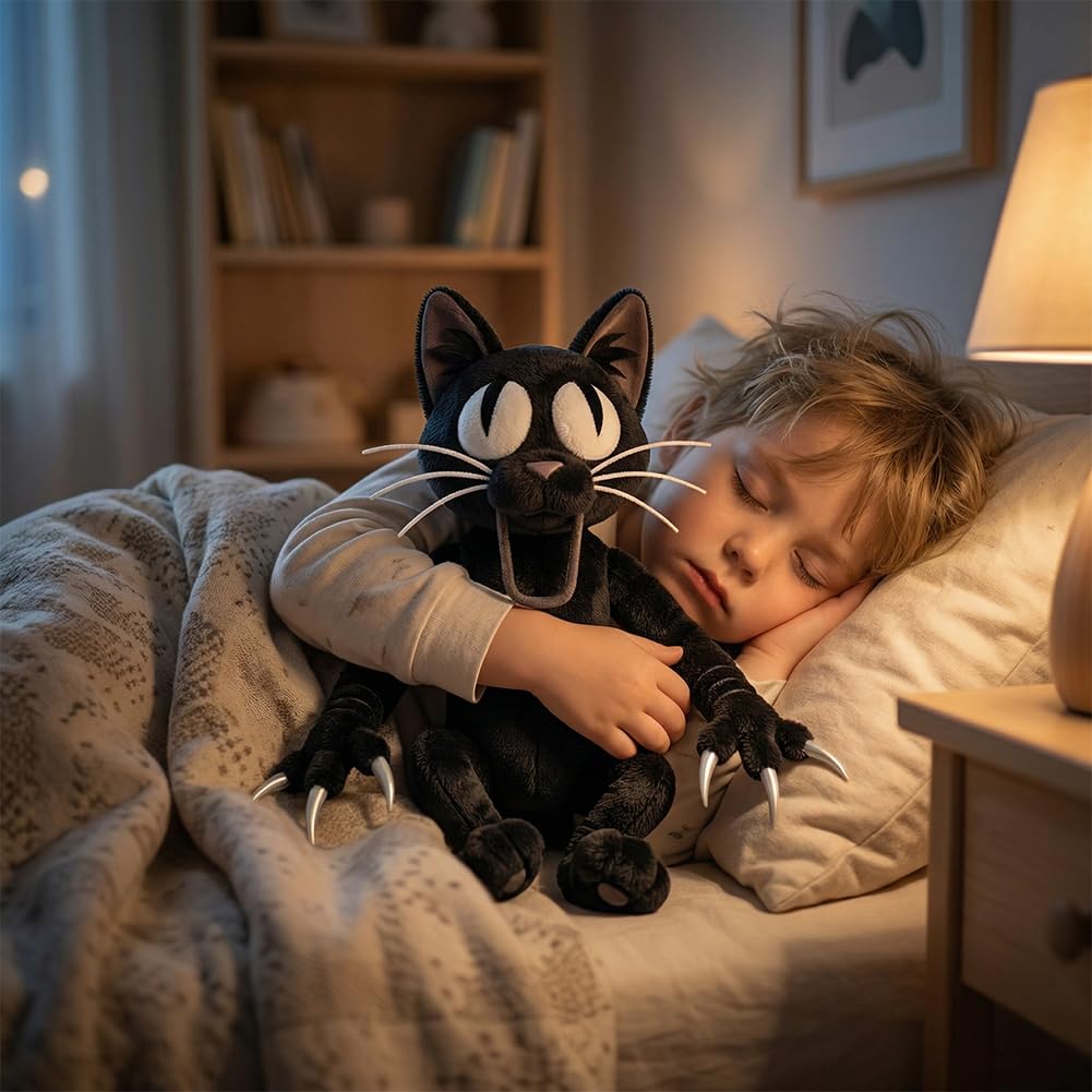 99 Nights In The Forest Plush Toy, The Cat Villain Collectible Soft Toy, Cat Entity Game-Inspired Stuffed Animal For Kids & Adults, Cuddly Plushie Gift For Christmas, Halloween & Birthdays (Standing) - 3