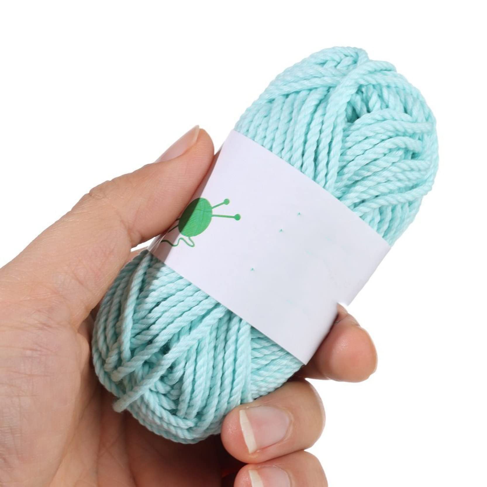 Włóczka Luminous Chunky Yarn świecąca w ciemności, poliestrowa, tkana, do szycia DIY, ręcznie robiona, wełna robótek ręcznych, 50 g na rolkę(Blue)