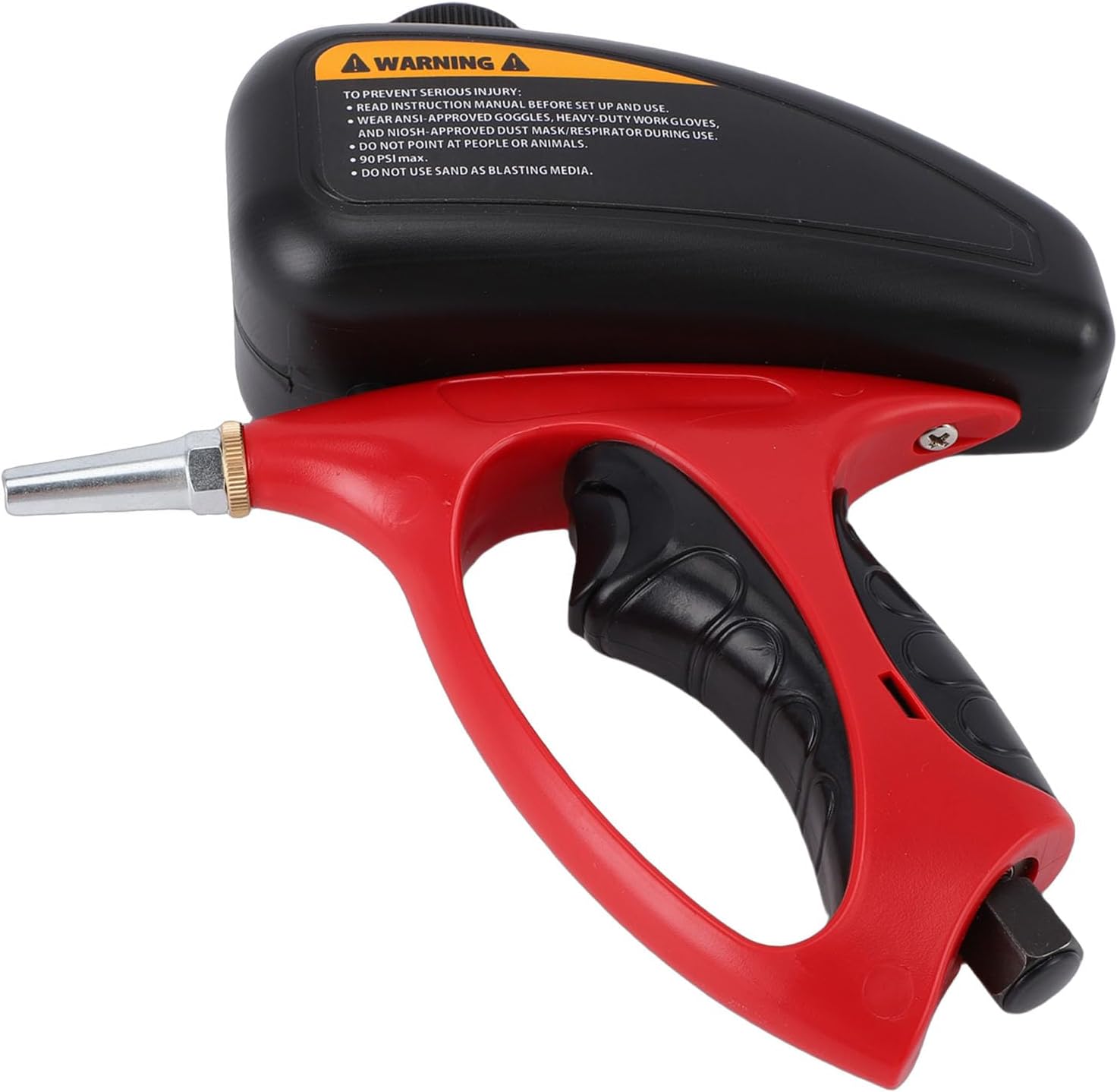 Sandblasting Guns, Quick Plug Connector Pneumatic Sandblaster with Oil Water Separator for Pool Cleaning Paint Stripping Rust Removal, Mini Sandblaster Power Sand Blasters