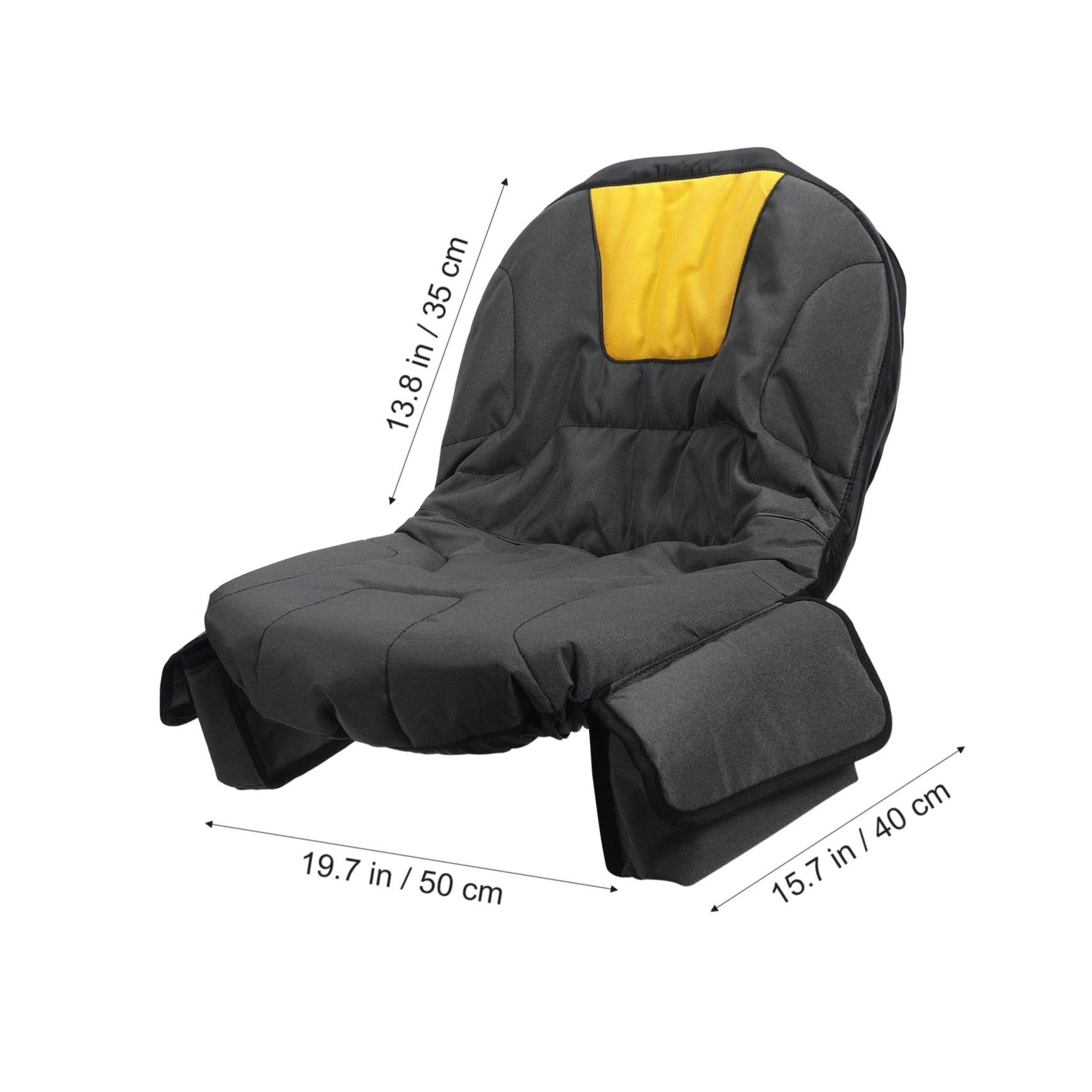 SUPVOX Lawn Mower Seat Covers Oxford Fabric for Tractors Riding Mowers with Side Pockets