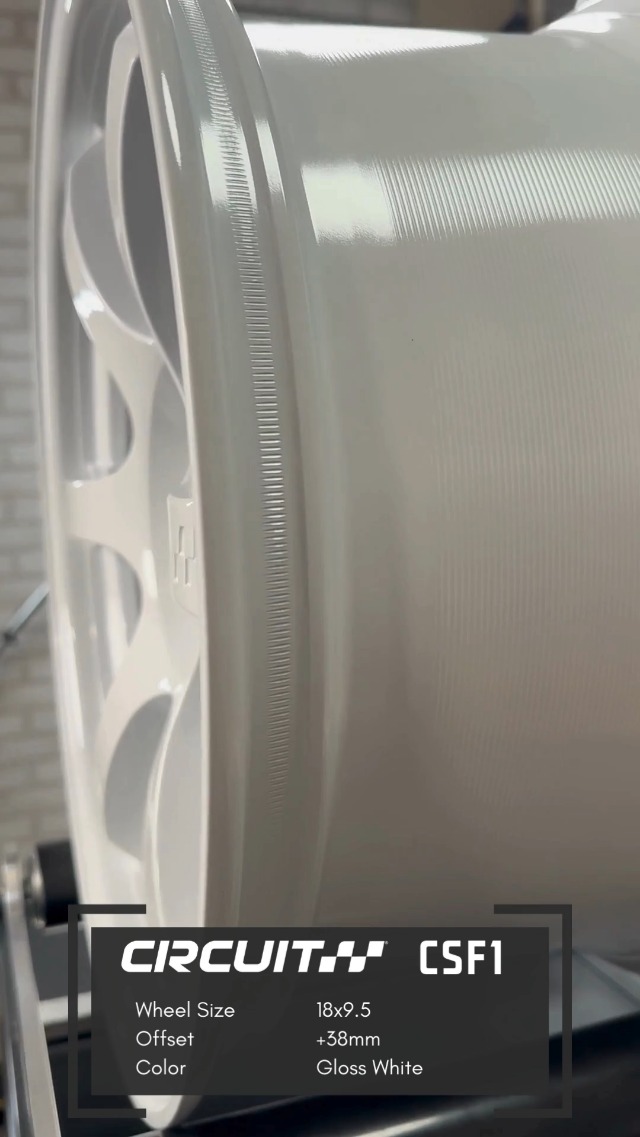 Amazon.com: Circuit Performance CSF1 18x9.5 Gloss White 5x114.3 [+