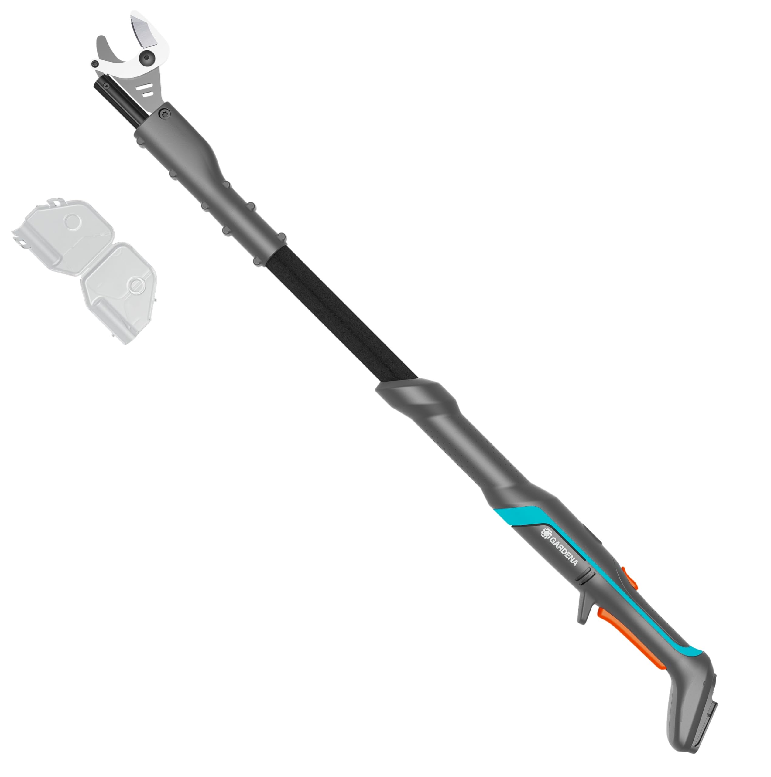 Gardena Troncarami A Batteria EasyCut 110/18V P4A Solo: Taglio senza sforzo, Fino a 2,5 m di distanza, Leggero, Lame in acciaio, Senza fili (14772-55)